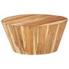 vidaXL Coffee Table &Oslash;65x31 cm Solid Acacia Wood