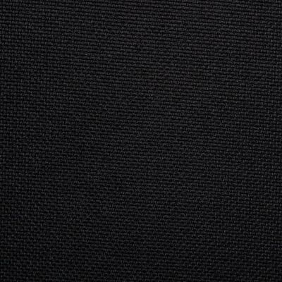 vidaXL 2x Swivel Dining Chairs Black Fabric