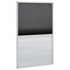 vidaXL Insect Plisse Screen Window Aluminium 160 x 80 cm with Shade