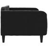 vidaXL Day Bed without Mattress Black 90x190 cm Velvet