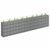 vidaXL Gabion Raised Bed Galvanised Steel 360x30x90 cm