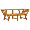 vidaXL Garden Bench with Cushions 2-in-1 Solid Wood Acacia