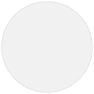 vidaXL Table Protector Matte &Oslash; 100 cm 1.6 mm PVC