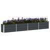 vidaXL Planter Anthracite 320 x 40 x 45 cm Steel