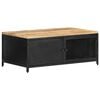 vidaXL Coffee Table 90x50x37 cm Solid Rough Mango Wood