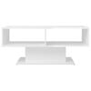 vidaXL Coffee Table High Gloss White 103.5x50x44.5 cm Engineered Wood