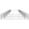 vidaXL Gabion Raised Bed Galvanised Steel 600x100x20 cm