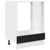 vidaXL Hanging Cabinet Black Oak Engineered Wood