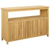 vidaXL Garden Console Table 110x35x75 cm Solid Wood Acacia