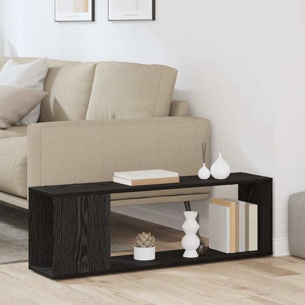 vidaXL TV Cabinet Set Black 100 x 24 x 63 cm Engineered Wood