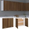 vidaXL Hanging Cabinet Lyon Brown Oak 80x31x60 cm Engineered Wood