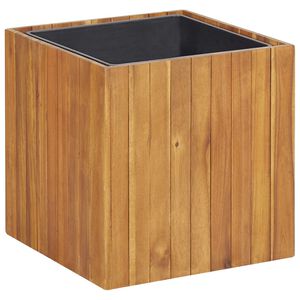 vidaXL Raised Bed | Brown | Solid acacia wood | Medium | Wooden Planter | Square