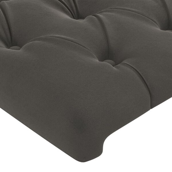 vidaXL Headboards 2 pcs Dark Grey 72 cm Velvet