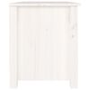 vidaXL Shoe Bench White 70x38x45.5 cm Solid Wood Pine