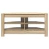 vidaXL Corner TV Cabinet Sonoma Oak 102 x 40.5 x 45 cm Engineered Wood