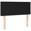 vidaXL LED Headboard Black 100 cm Fabric