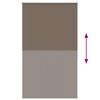 vidaXL Roller blind blackout 104.4x175 cm Fabric Width 100 cm coffee