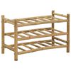 vidaXL Wine Rack Natural 57 x 29.5 x 36 cm Bamboo