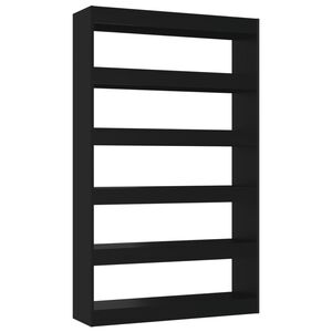 vidaXL Book Cabinet | Black | Engineered wood | Medium | Book Cabinet