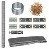 vidaXL Chicken Cage 3x1,5x1,5 m Steel