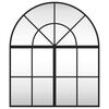 vidaXL Wall Mirror Black 60x70 cm Arch Iron