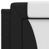 vidaXL Headboard Cushion "Viana" Black and White 90 cm Faux Leather