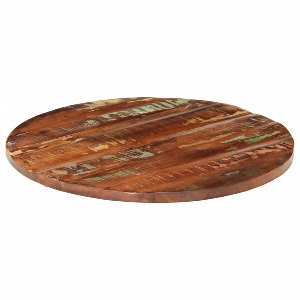 vidaXL Table Top &Oslash; 80x1.5 cm Round Solid Wood Reclaimed