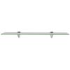 vidaXL Floating Shelves 2 pcs Glass 60x10 cm 8 mm