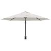 vidaXL Garden Parasol Beige and Black 248 x 248 x 148 cm