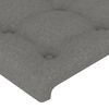 vidaXL Headboard Dark Grey 100 cm Fabric