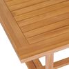 vidaXL 7 Piece Garden Dining Set Solid Teak Wood