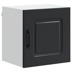 vidaXL Dishwasher Panel Kalmar Black 40 x 31 x 40 cm Engineered Wood