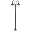 vidaXL Garden Post Light | Dark Green | Aluminium | Large | Durable | Post Light