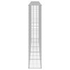 vidaXL Gabion Wall with Covers Galvanised Steel 300x30x150 cm