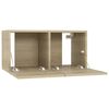 vidaXL TV Cabinets 4 pcs Sonoma Oak 60x30x30 cm Engineered Wood