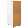 vidaXL Storage Cabinet High Gloss White 40 x 48 x 105 cm