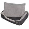 vidaXL Dog Bed with Padded Cushion Size XL Black