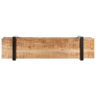 vidaXL TV Cabinet 160x40x40 cm Solid Rough Mango Wood