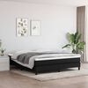 vidaXL Pocket Spring Bed Mattress Black 152x203x20 cm Queen Fabric