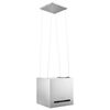 vidaXL Hanging Island Range Hood Touch Sensor LCD 37cm Stainless Steel