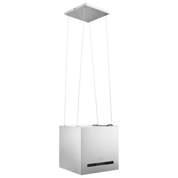 vidaXL Hanging Island Range Hood Touch Sensor LCD 37cm Stainless Steel