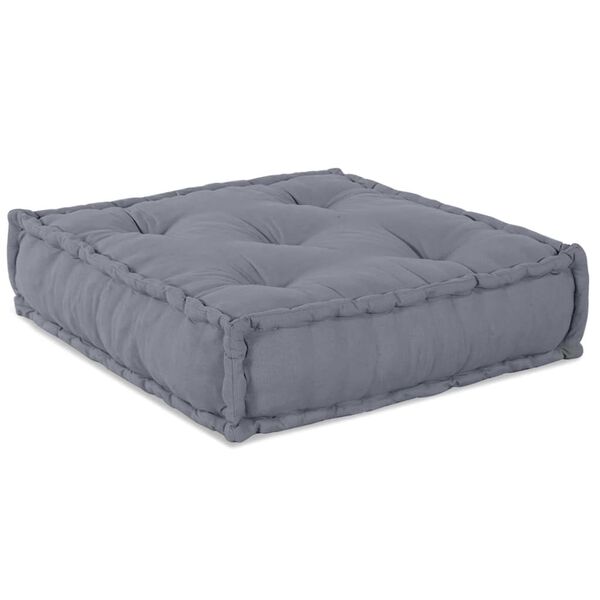 vidaXL Modular Sofa 4 pcs Grey Fabric