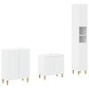 vidaXL 3 Piece Bathroom Cabinet Set ARNHEM White Engineered Wood