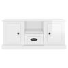 vidaXL TV Cabinet High Gloss White 100x35.5x45 cm Engineered Wood
