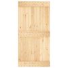 vidaXL Door NARVIK Natural 100 x 210 cm Solid Pine Wood