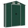 vidaXL Garden Shed Green 191x640x198 cm Galvanised Steel