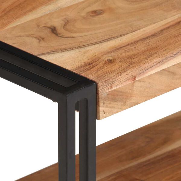 vidaXL TV Cabinet 120x30x40 cm Solid Acacia Wood