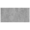 vidaXL Bookshelf Boards 8 pcs Concrete Grey 80x30x1.5 cm Engineered Wood