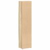vidaXL CD Cabinets 2 pcs Sonoma Oak 21x16x93.5 cm Engineered Wood