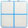 vidaXL Inflatable Gymnastics Mat with Pump 200x200x20 cm PVC Blue
